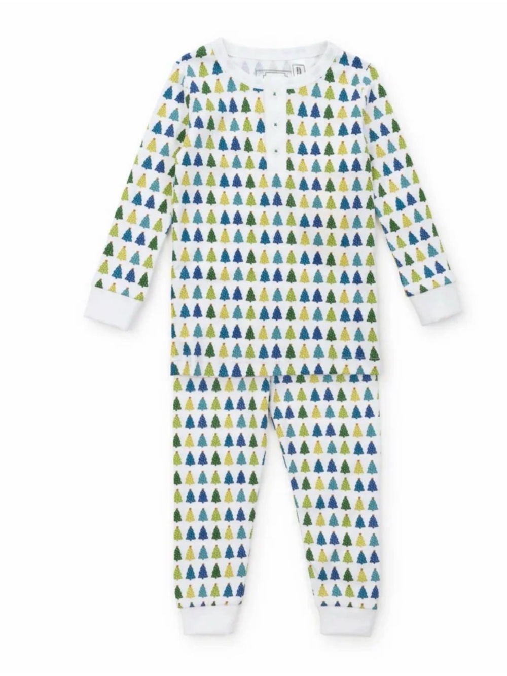 LILA and HAYES Jack Pajama Set in Christmas Tree Cool - 5
